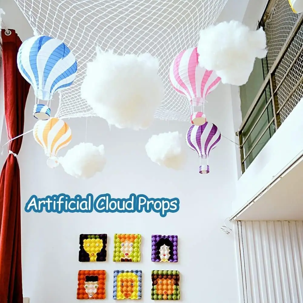 Cotton Simulation Cloud Decoration 3D Artificial Cloud Props Ceiling Room DIY Cloud Decoration Art Stage Wedding Party Decor
Cotton Simulation Cloud Decoration 3D Artificial Cloud Props Ceiling Room DIY Cloud Decoration Art Stage Wedding Party Decor
