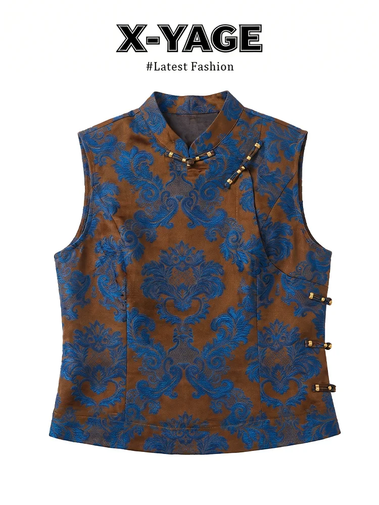 New Chinese Style Printed Shirt Women's Summer 2026 Sleeveless Stand Collar Button up Improved Fashionable Casual Wear
New Chinese Style Printed Shirt Women's Summer 2026 Sleeveless Stand Collar Button up Improved Fashionable Casual Wear
