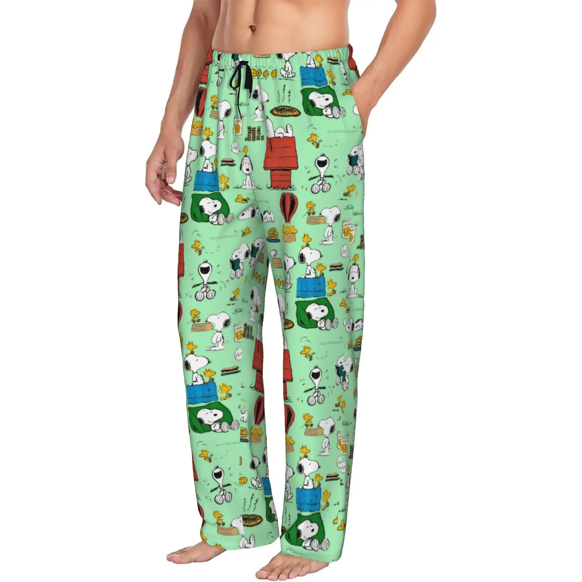 Custom Print S-Snoopies Pajama Pants for Men Manga Sleep Sleepwear Bottoms with Pockets
Custom Print S-Snoopies Pajama Pants for Men Manga Sleep Sleepwear Bottoms with Pockets