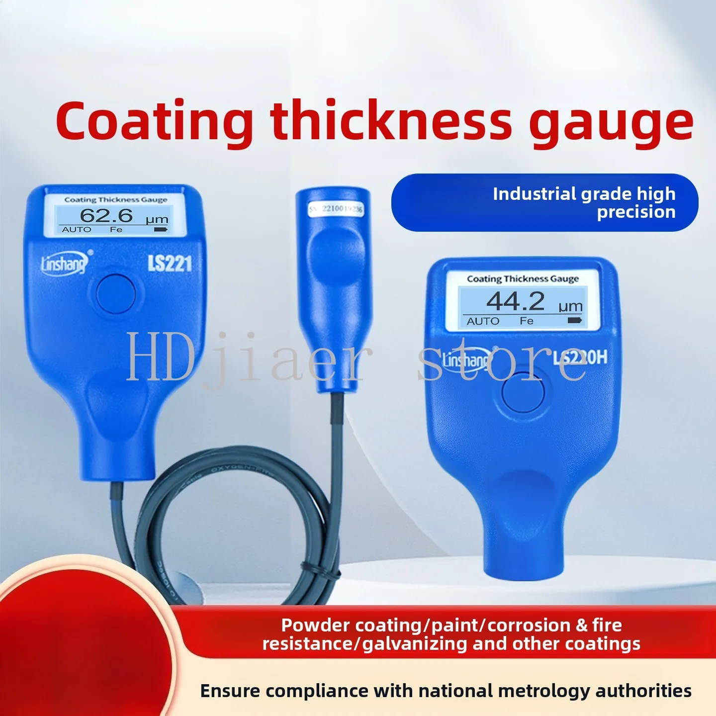 High Precision Industrial Coating Thickness Gauge - Galvanized/Paint/Fire-Retardant Film Thickness Measuring Tool
High Precision Industrial Coating Thickness Gauge - Galvanized/Paint/Fire-Retardant Film Thickness Measuring Tool