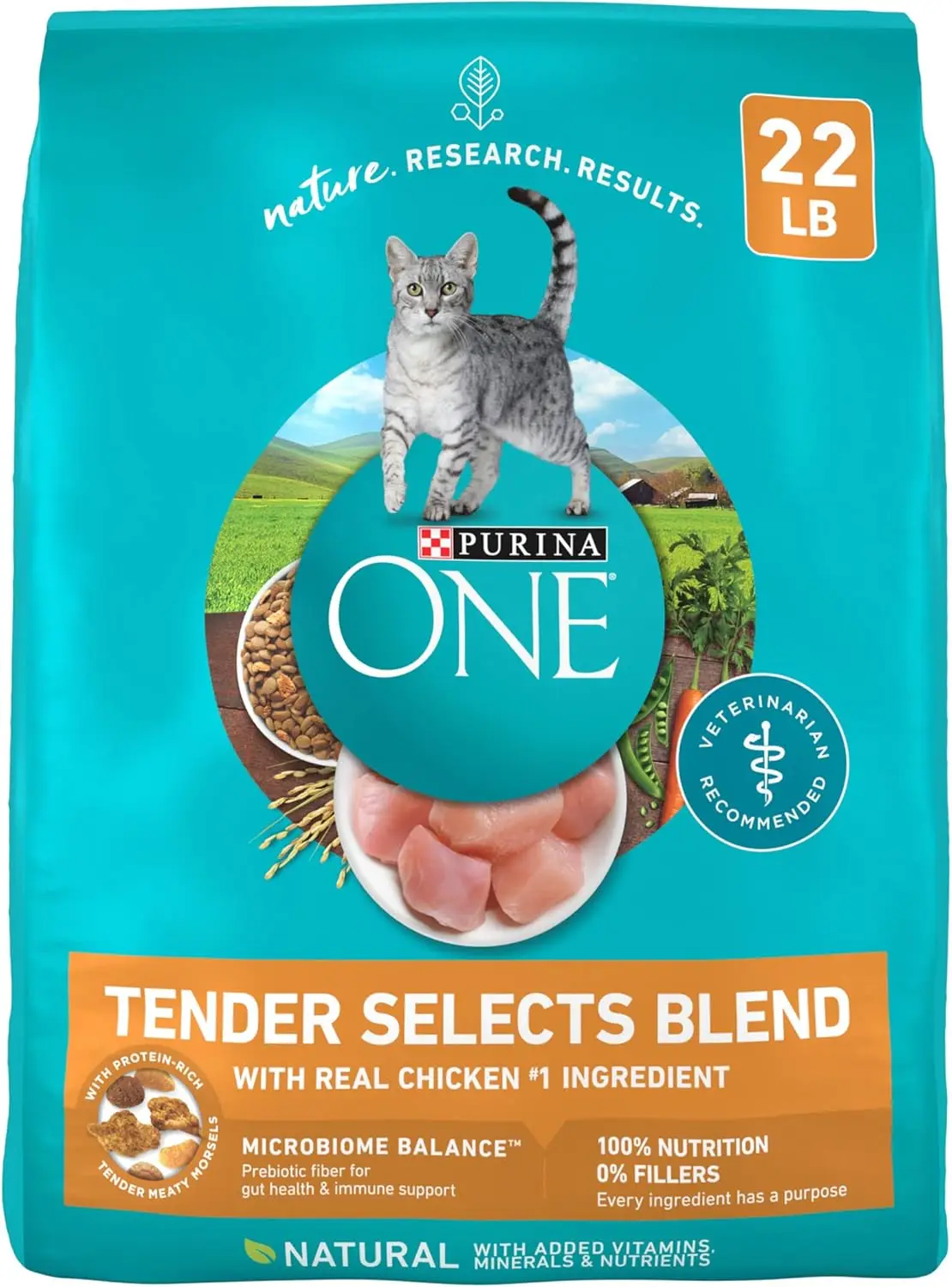 Натуральный сухой корм для кошек, смесь Tender Selects с настоящим куриным мясом - 22 фунта. Сумка
Натуральный сухой корм для кошек, смесь Tender Selects с настоящим куриным мясом - 22 фунта. Сумка