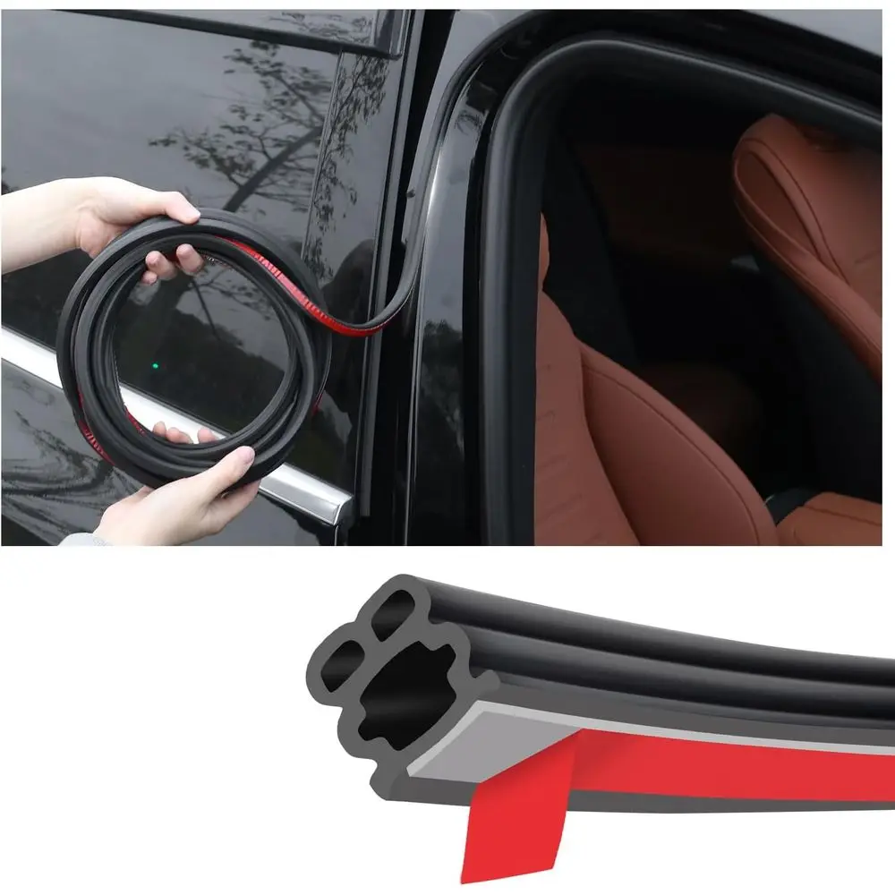 Thick Rubber Car Door Seal for Automotive Weather Protection - Fits Hoods, Trunks, Windows (52.5ft)
Thick Rubber Car Door Seal for Automotive Weather Protection - Fits Hoods, Trunks, Windows (52.5ft)