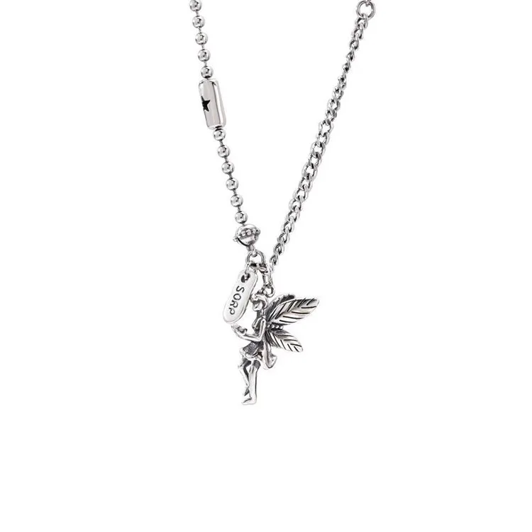 Vintage Fashion Elf Designer Luxury Lovely Choker Necklace for Women Real 925 Sterling Silver Lady Pendant Wholesale Jewelry
Vintage Fashion Elf Designer Luxury Lovely Choker Necklace for Women Real 925 Sterling Silver Lady Pendant Wholesale Jewelry