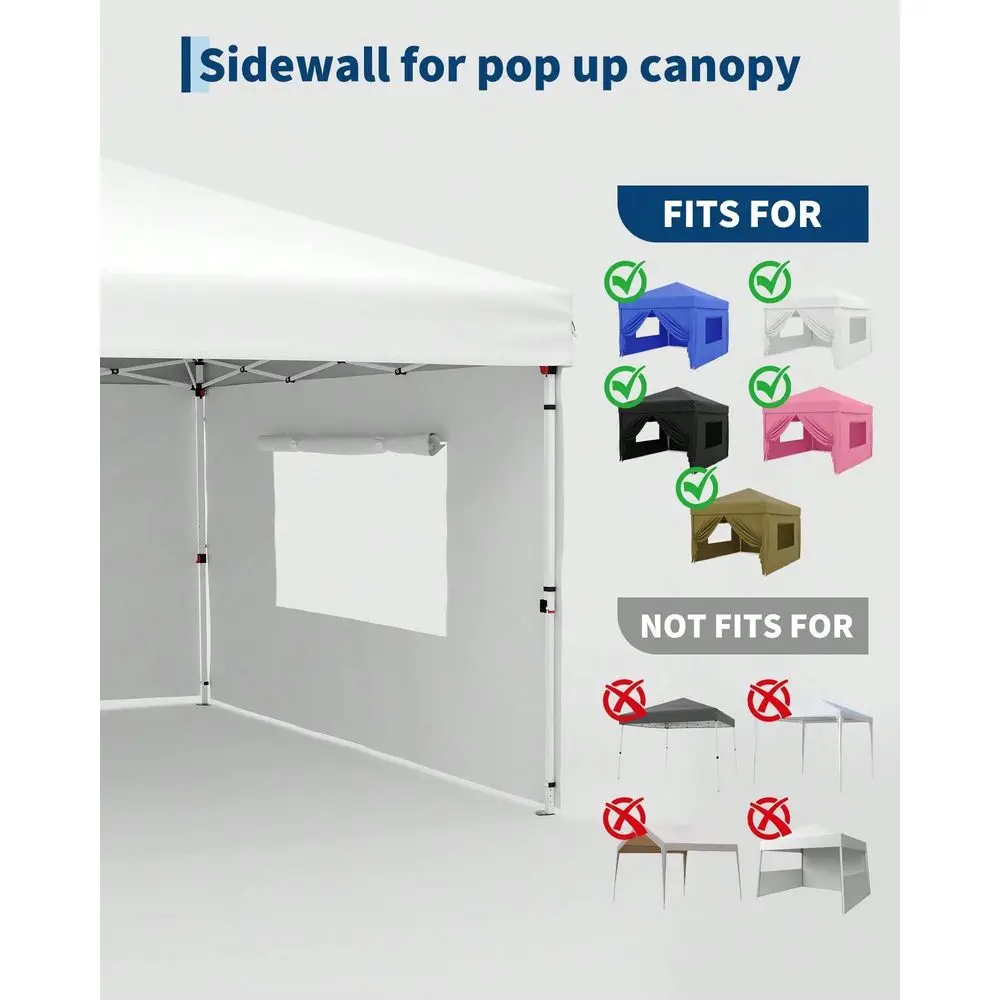 4 Piece Sidewalls For 10x10 Pop Up Canopy Waterproof 99 UV Protection Instant Canopy Tent SunWalls Canopy Tent NOT Included
4 Piece Sidewalls For 10x10 Pop Up Canopy Waterproof 99 UV Protection Instant Canopy Tent SunWalls Canopy Tent NOT Included