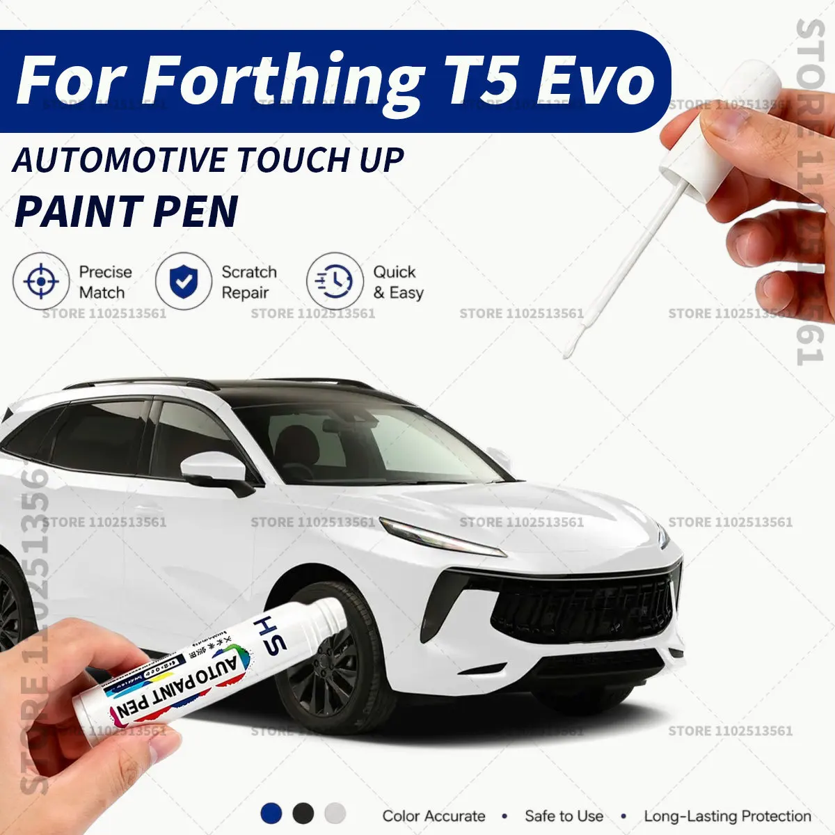For Forthing T5 EVO Professional Car Touch Up Paint Pen Scratch Repair Paint Brush for Automotive Paint Restoration White Black
For Forthing T5 EVO Professional Car Touch Up Paint Pen Scratch Repair Paint Brush for Automotive Paint Restoration White Black