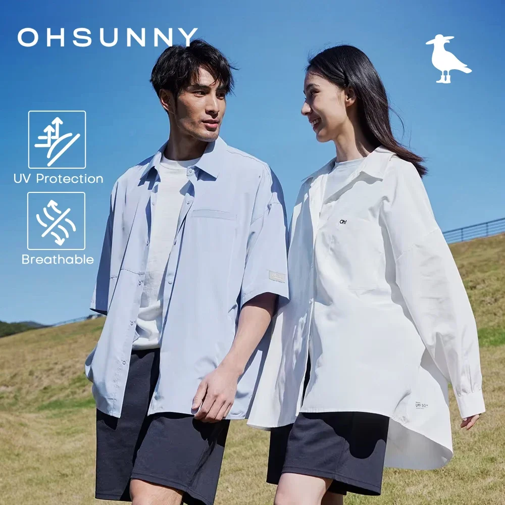 OhSunny Couple's Shirt Short-sleeved Blouses Summer Loose Moisture Absorption Quick-dry Breathable Sunscreen Cardigan Jacket
OhSunny Couple's Shirt Short-sleeved Blouses Summer Loose Moisture Absorption Quick-dry Breathable Sunscreen Cardigan Jacket