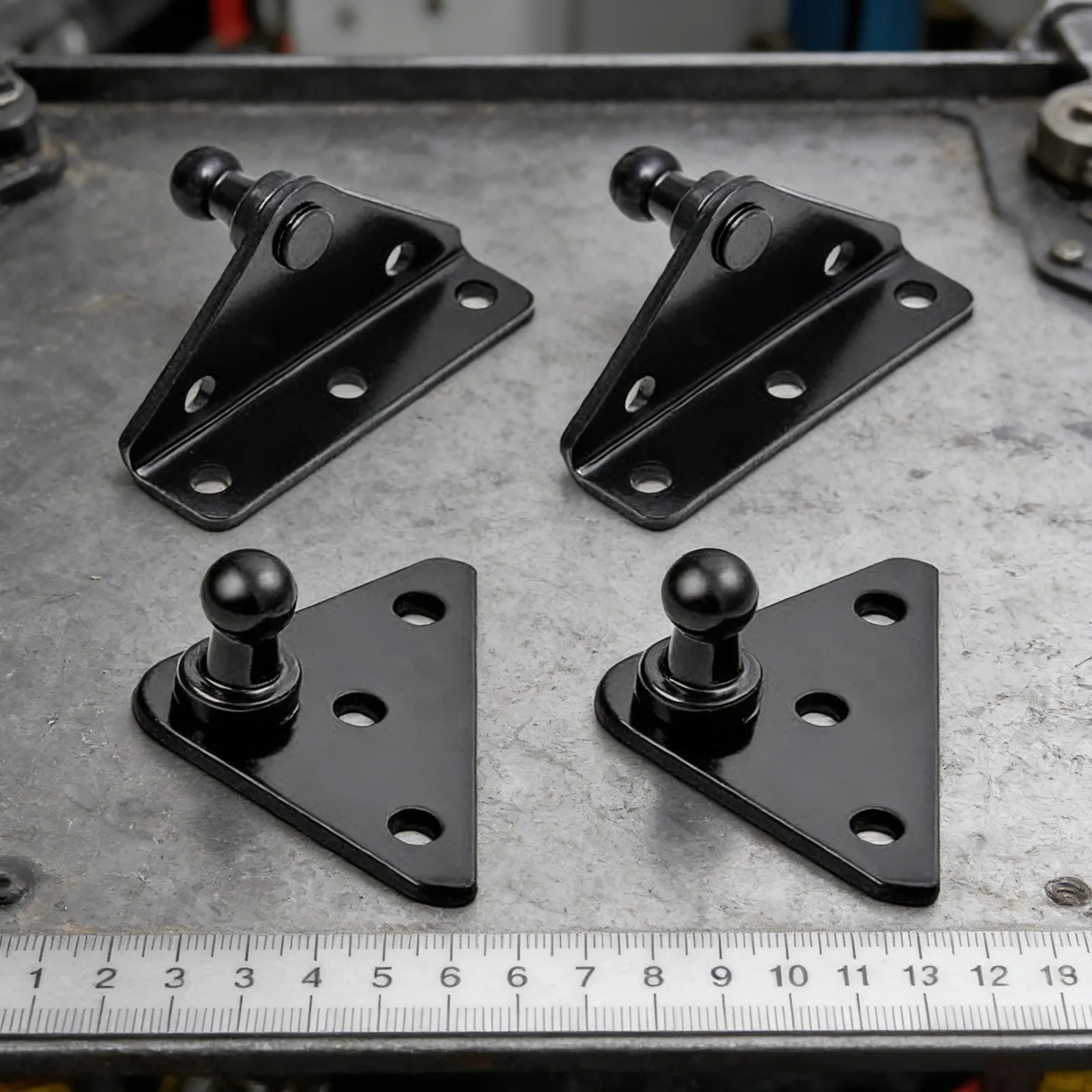 4Pcs Gas Strut Mounting Bracket Ball Stud Steel Lift Support Bracket for Spring Prop Shock Lift Support Universal Gas Struts
4Pcs Gas Strut Mounting Bracket Ball Stud Steel Lift Support Bracket for Spring Prop Shock Lift Support Universal Gas Struts