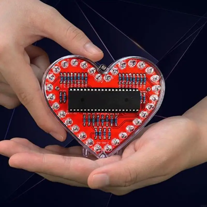 Heart Shaped RGBs LED Soldering Project for DIY Enthusiasts, Educational Tool for Student Training and Gift Making
Heart Shaped RGBs LED Soldering Project for DIY Enthusiasts, Educational Tool for Student Training and Gift Making