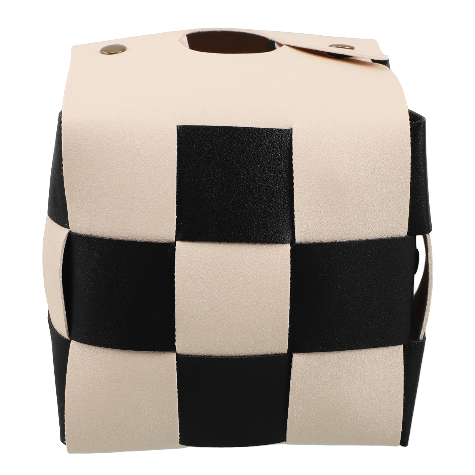 Plaid Tissue Holder Square Paper Napkin Box Desk Office Accessory Compact Creative Design Checkerboard Pattern
Plaid Tissue Holder Square Paper Napkin Box Desk Office Accessory Compact Creative Design Checkerboard Pattern