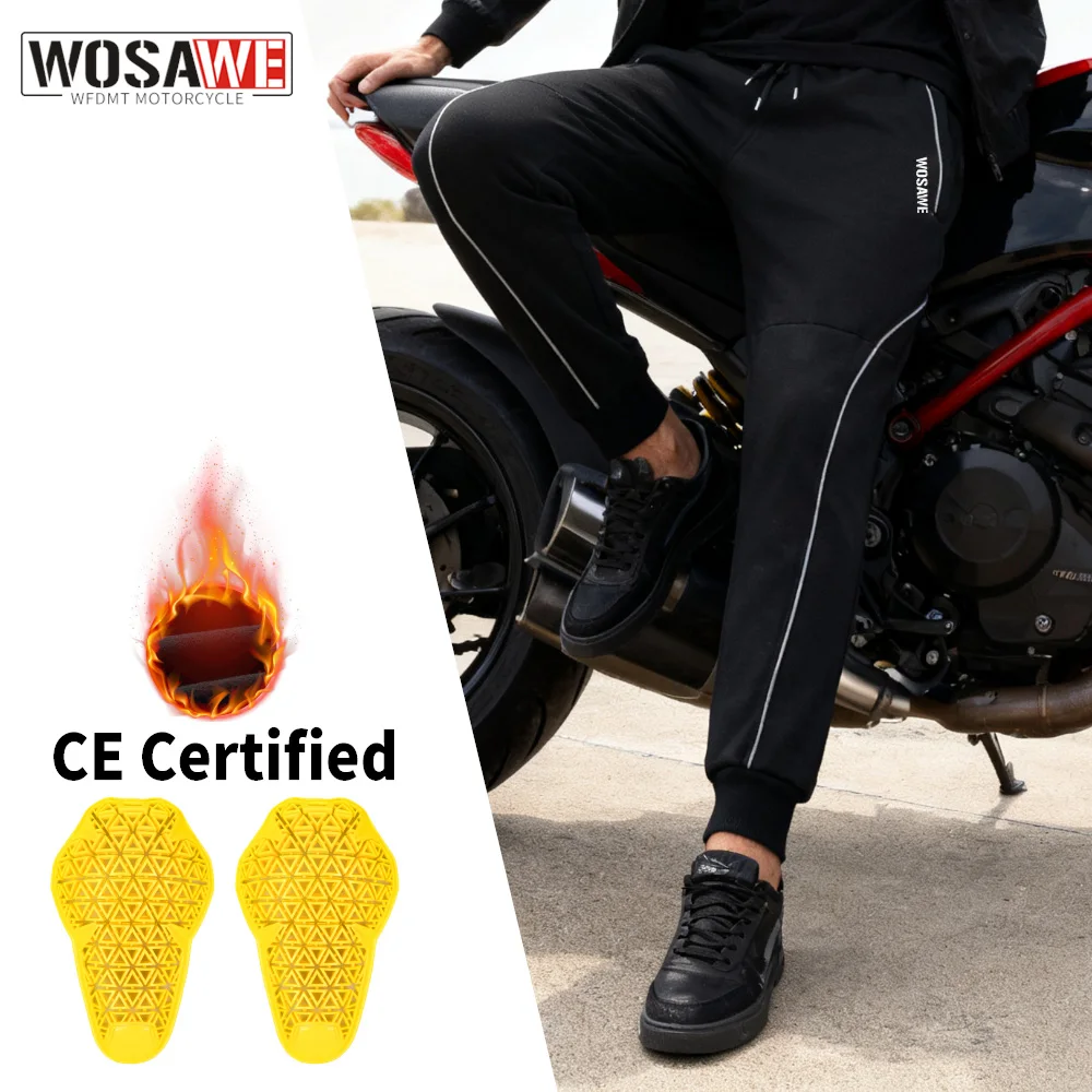 WOSAWE Winter Motorcycle Pants Windproof Thermal Protective Pants Motocross Enduro Cycling Downhill Trousers with CE 2 Knee Pads
WOSAWE Winter Motorcycle Pants Windproof Thermal Protective Pants Motocross Enduro Cycling Downhill Trousers with CE 2 Knee Pads