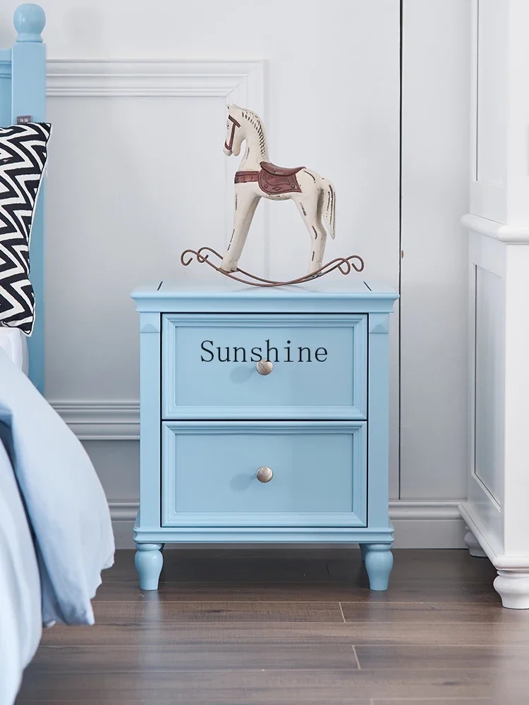 All solid wood simple bedroom drawer storage cabinet dopamine water-based paint furniture FT
All solid wood simple bedroom drawer storage cabinet dopamine water-based paint furniture FT
