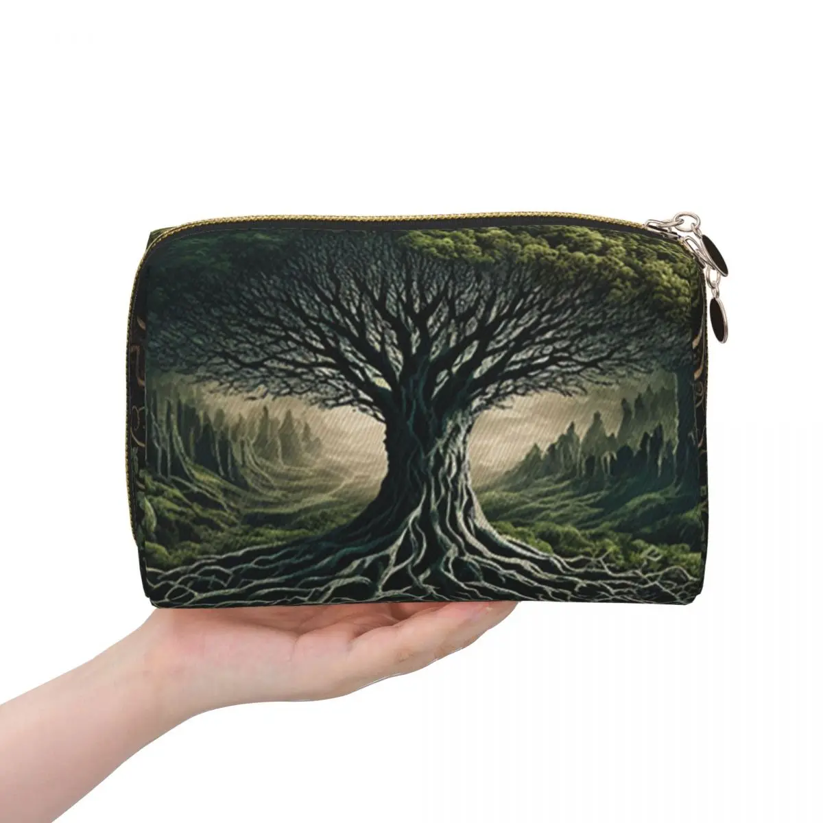 Yggdrasil Tree Of Life Celtic Women Cosmetic Bag Travel Makeup Organizer Pouch Toiletry Storage Dopp Kit Box
Yggdrasil Tree Of Life Celtic Women Cosmetic Bag Travel Makeup Organizer Pouch Toiletry Storage Dopp Kit Box