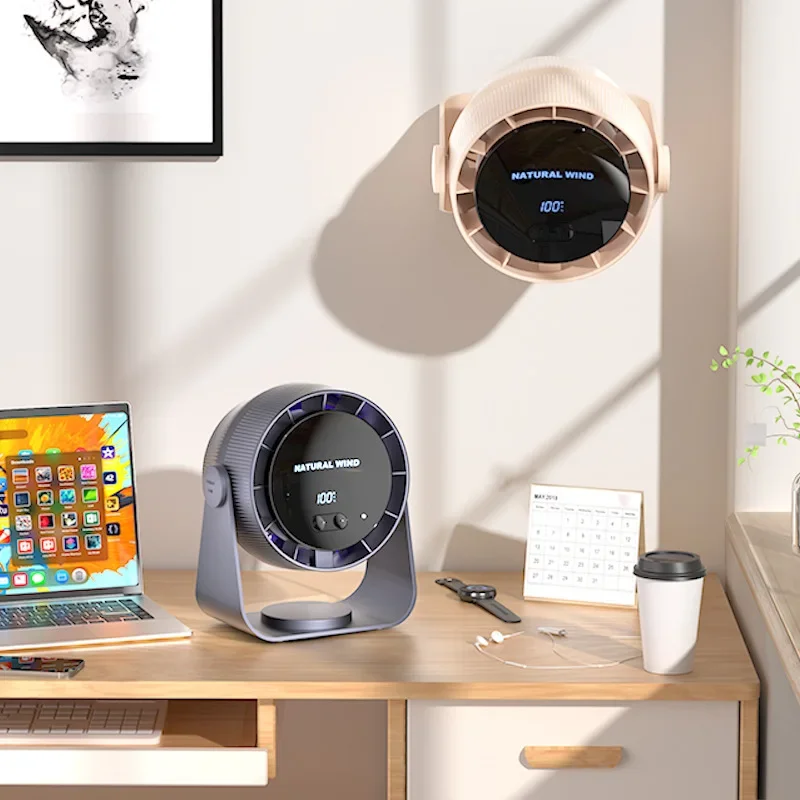 New Household USB-Enabled Turbo Small Fan with Digital Screen, Silent Wall-mounted and Tabletop Electric Air Fan
New Household USB-Enabled Turbo Small Fan with Digital Screen, Silent Wall-mounted and Tabletop Electric Air Fan