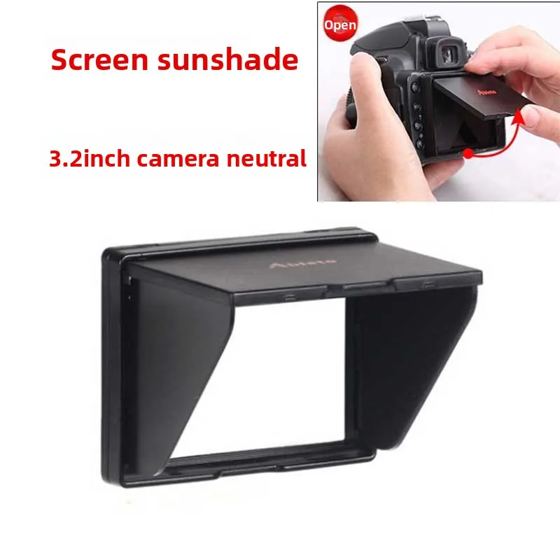 Aibotu 3.2-inch screen sunshade for LCD screen protection of Canon and SONY DSLR and mirrorless cameras
Aibotu 3.2-inch screen sunshade for LCD screen protection of Canon and SONY DSLR and mirrorless cameras