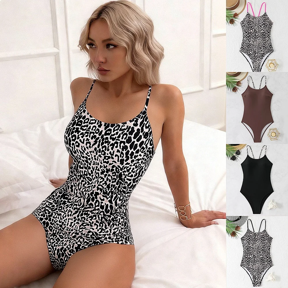2026 Leopard Print Sexy One Piece Triangle Swimsuit Padded Bathing Suit For Women Summer Beach Pool Holiday Beachwear
2026 Leopard Print Sexy One Piece Triangle Swimsuit Padded Bathing Suit For Women Summer Beach Pool Holiday Beachwear