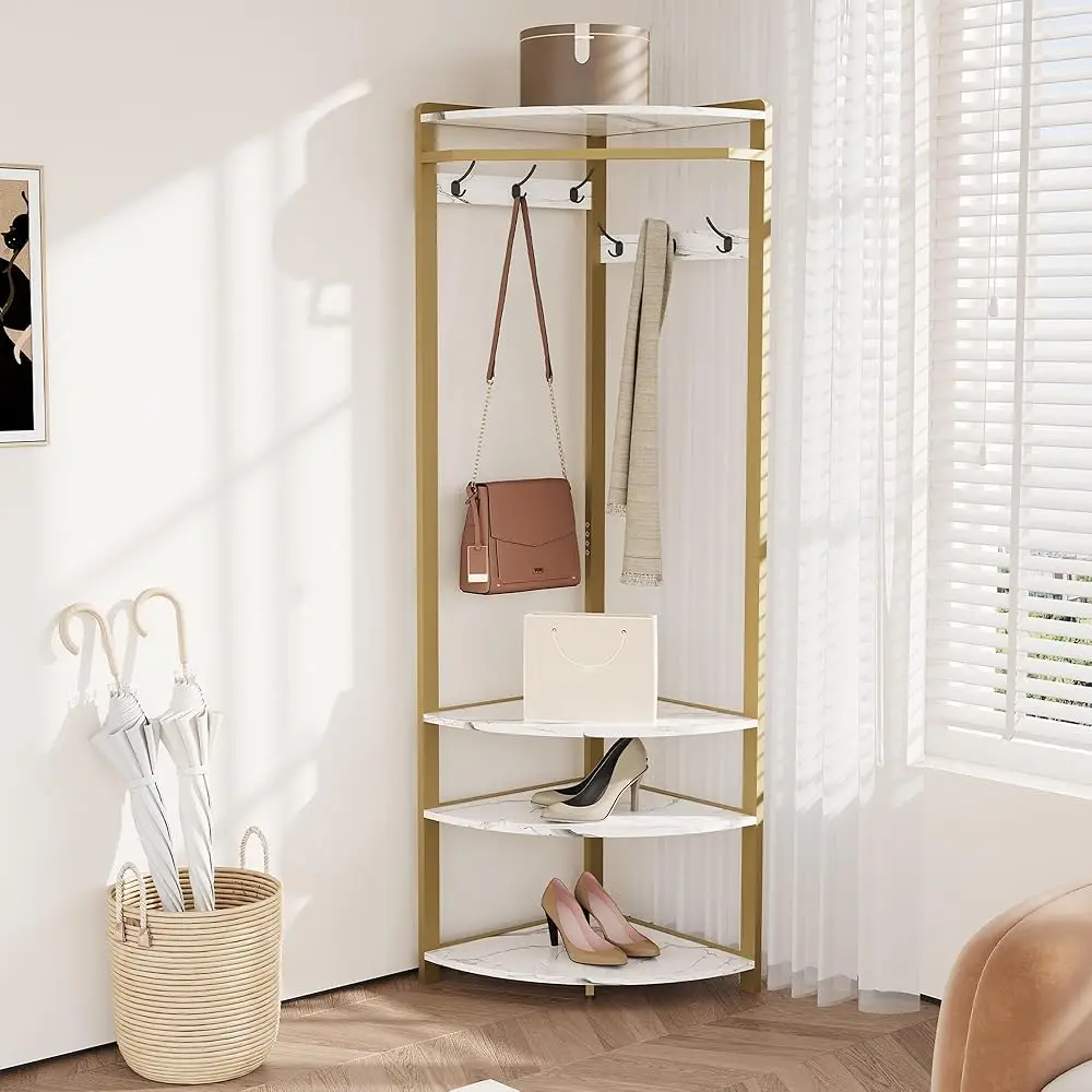 Corner Coat Ra With Shoe Bench Entryway And 6 Double Hooks, Corner Hall Tree - Corner Clothes Ra With Storage Corner Tree With
Corner Coat Ra With Shoe Bench Entryway And 6 Double Hooks, Corner Hall Tree - Corner Clothes Ra With Storage Corner Tree With