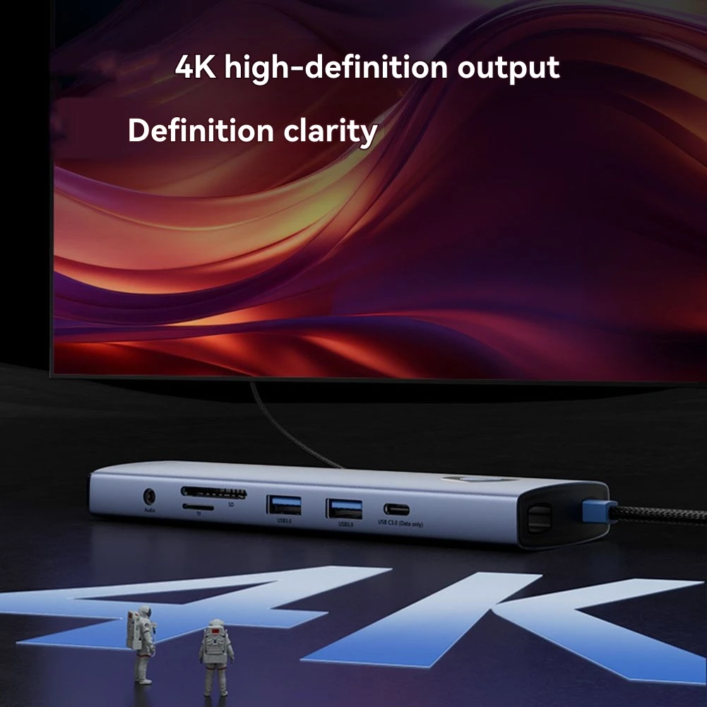 2026 New Type-C Multifunctional 11 to 1 Docking Station Laptop Tablet Converter USB Hub 4K High-Definition Docking Station
2026 New Type-C Multifunctional 11 to 1 Docking Station Laptop Tablet Converter USB Hub 4K High-Definition Docking Station