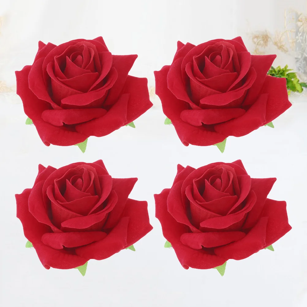 4 Pcs Rose Hair Decoration Cloth Flower Brooch Hairpin for Girl Bridal Accessories Roses Clip Miss Women
4 Pcs Rose Hair Decoration Cloth Flower Brooch Hairpin for Girl Bridal Accessories Roses Clip Miss Women