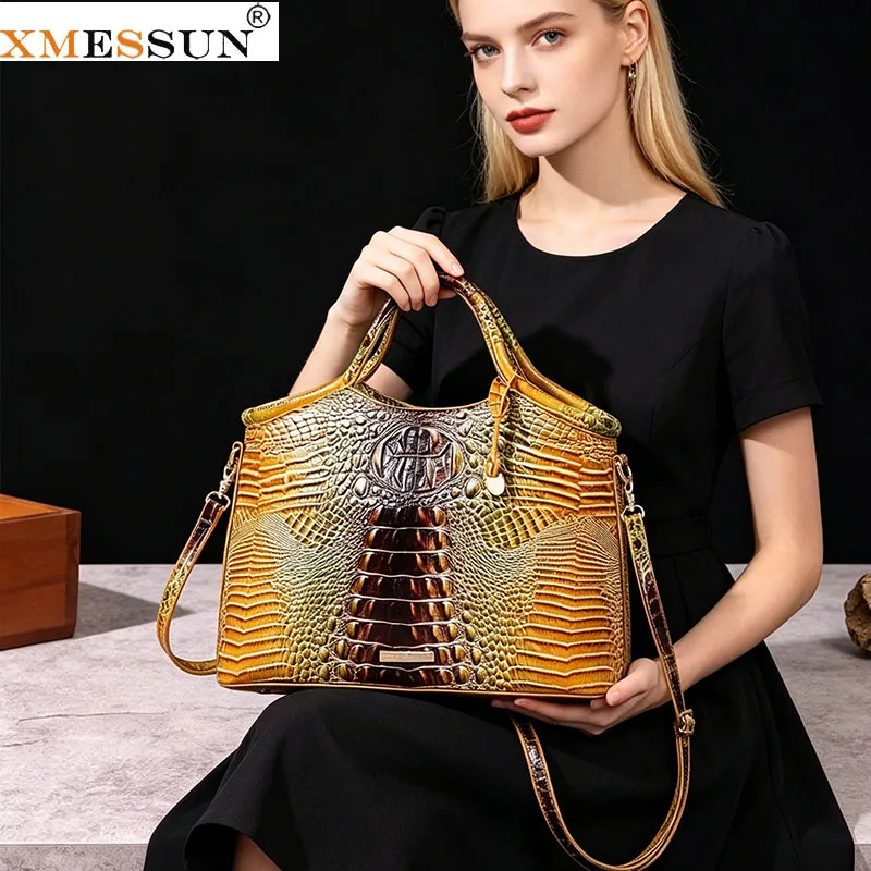 XMESSUN Women New Trendy Crocodile Pattern Handbags,The Middle East Fashion Design Luxury Lady Shoulder Messenger Crossbody Bag
XMESSUN Women New Trendy Crocodile Pattern Handbags,The Middle East Fashion Design Luxury Lady Shoulder Messenger Crossbody Bag