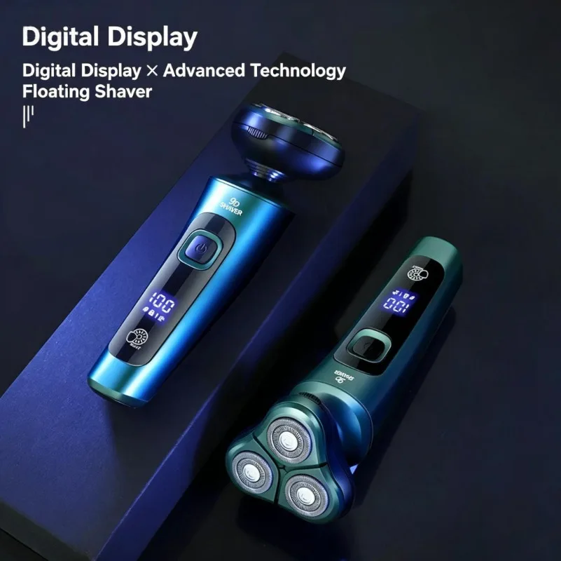 9D Floating Head Shaver, Rechargeable Electric Razor for Men
9D Floating Head Shaver, Rechargeable Electric Razor for Men