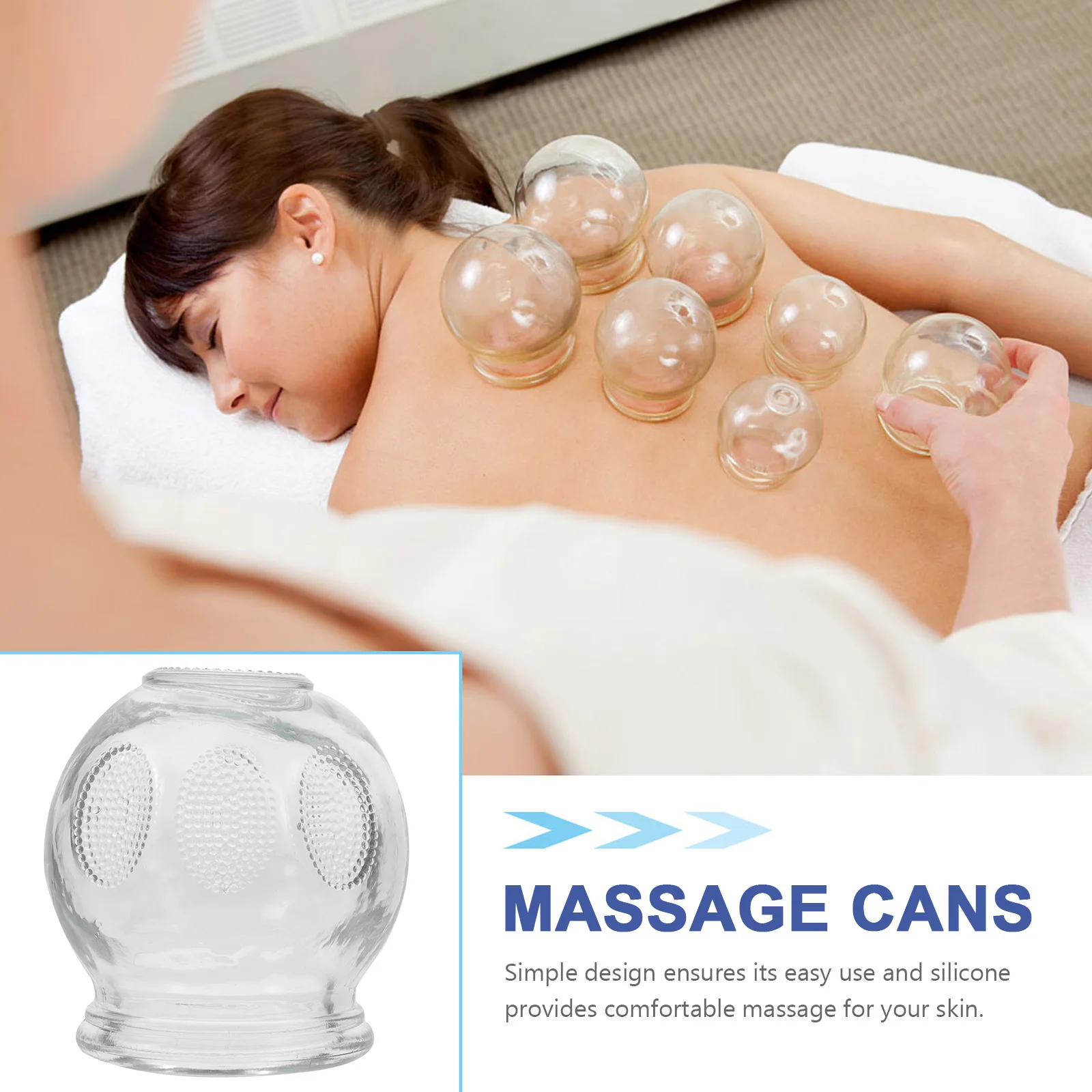 6 Pcs Glass Cupping Therapy Device Strong Suction Massage Cans For Blood Circulation Improvement
6 Pcs Glass Cupping Therapy Device Strong Suction Massage Cans For Blood Circulation Improvement