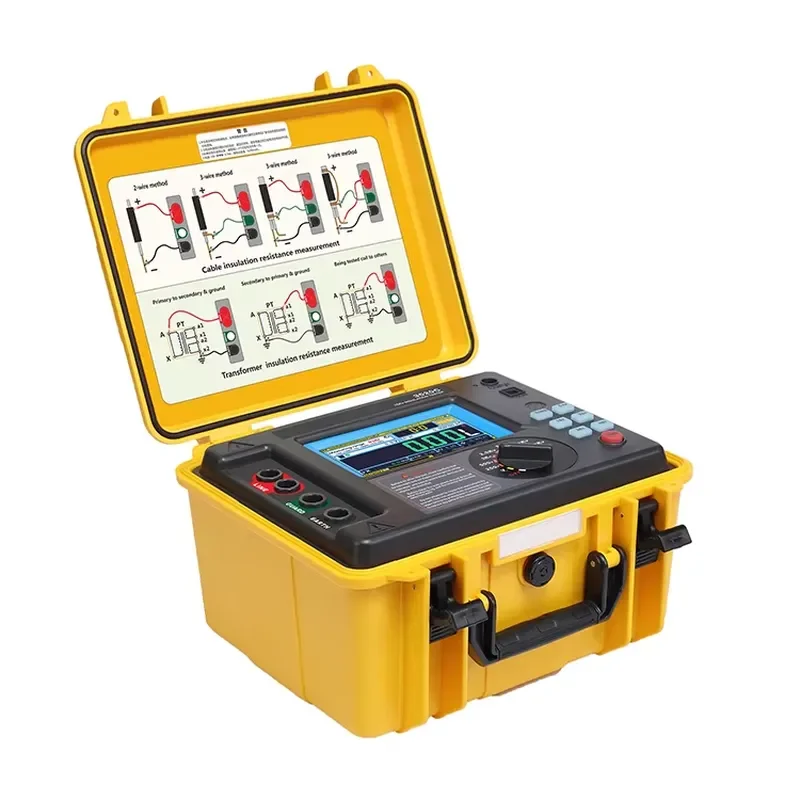 Push Electrical Digital Insulation Resistance Tester for 250V 500V 1kV 2.5kV 5kV Multi Channel Insulation Resistance Test
Push Electrical Digital Insulation Resistance Tester for 250V 500V 1kV 2.5kV 5kV Multi Channel Insulation Resistance Test