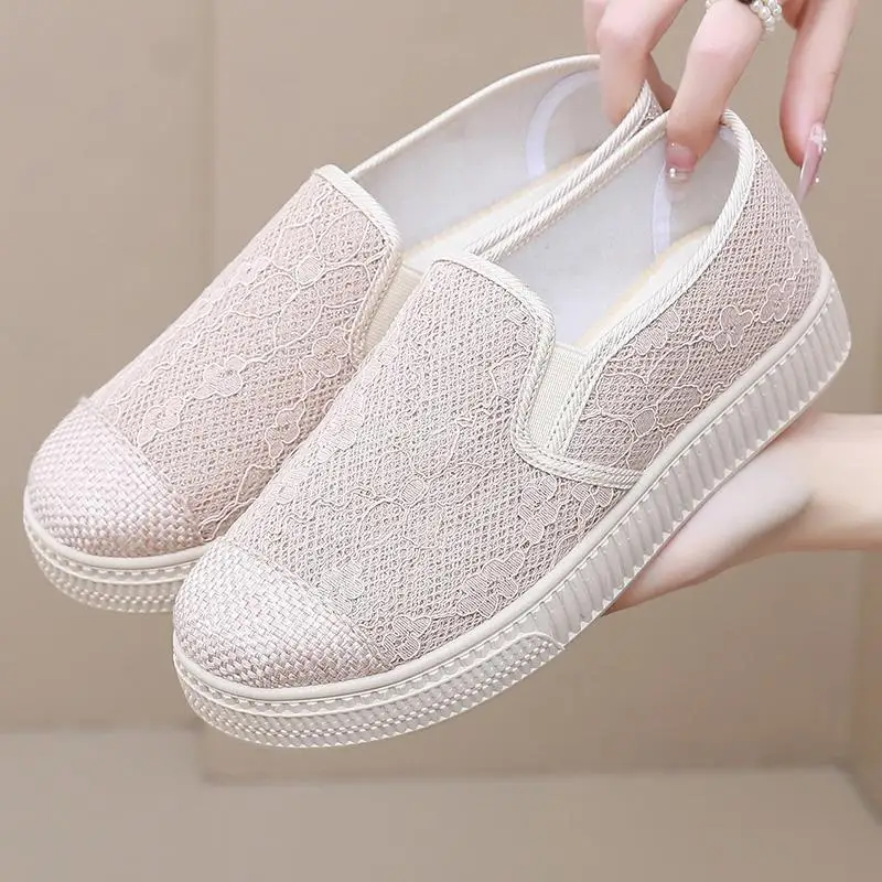 Summer Casual Walking Shoes Women's Canvas Sneakers Breathable Lightweight Women's Shoes Sale Non Slip
Summer Casual Walking Shoes Women's Canvas Sneakers Breathable Lightweight Women's Shoes Sale Non Slip