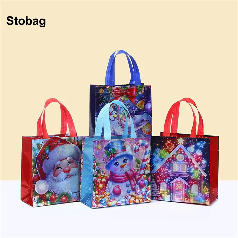 StoBag 8/20pcs Merry Christmas Non-woven Tote Bag Gift Fabric Kids Package Waterproof for Candy Storage Reusable Pouch Party
StoBag 8/20pcs Merry Christmas Non-woven Tote Bag Gift Fabric Kids Package Waterproof for Candy Storage Reusable Pouch Party
