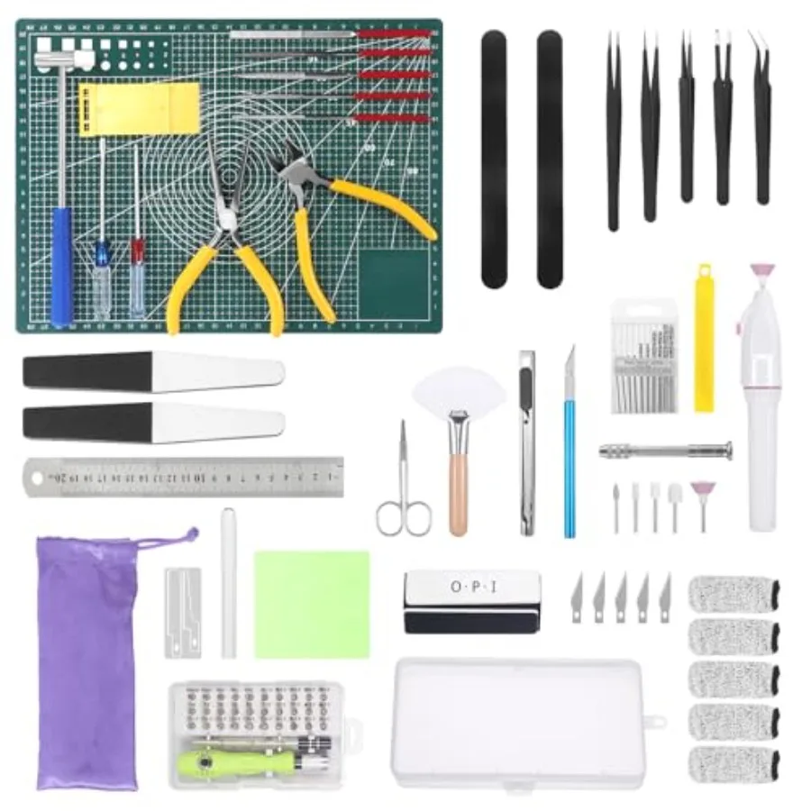 101PCS am Model Tools Kit, Hobby Building Tools Kit for am Basic Model Assembling, Building and Repairing
101PCS am Model Tools Kit, Hobby Building Tools Kit for am Basic Model Assembling, Building and Repairing