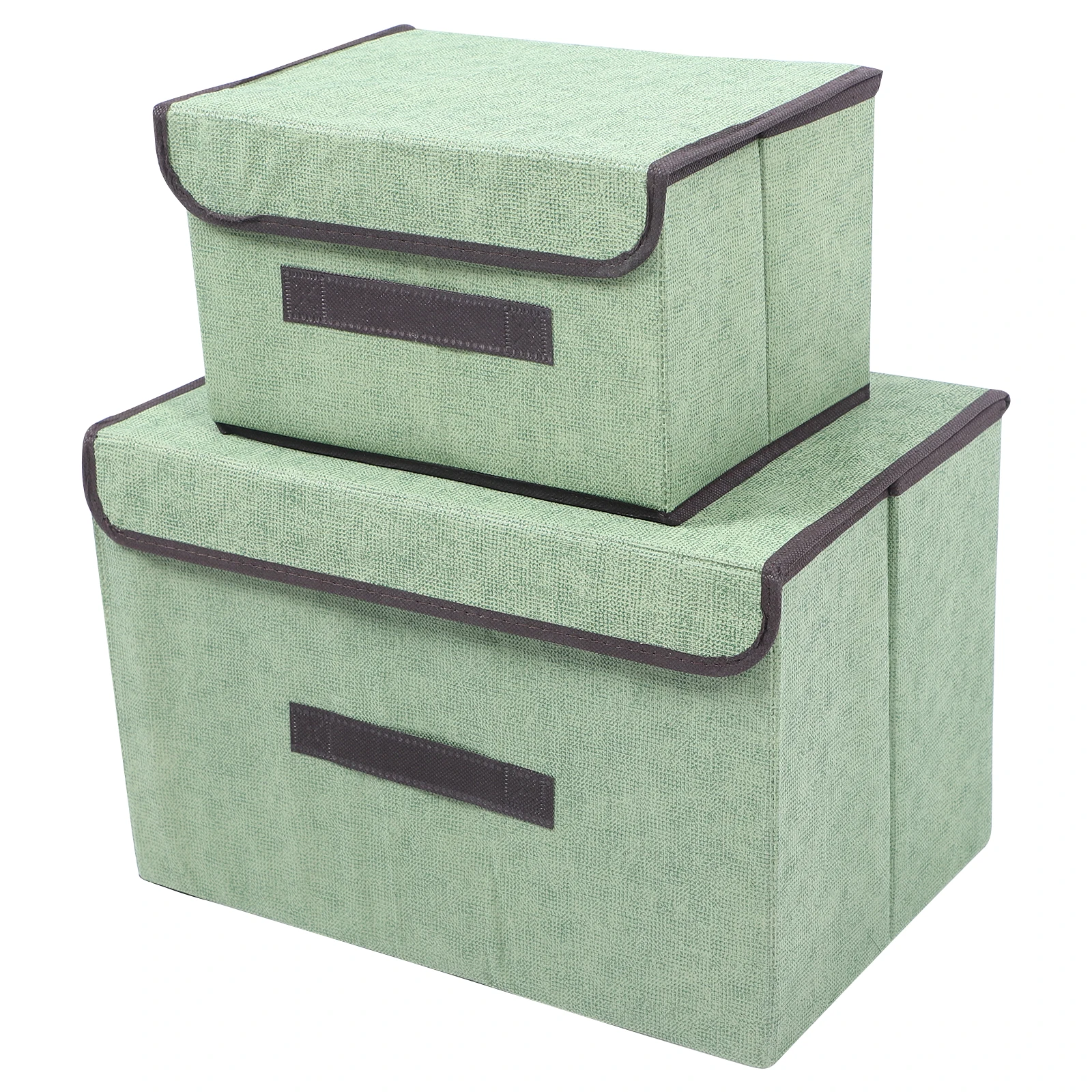 2pcs Clothes Box Set Foldable Linen ganizer Dustproof Storage Box Friendly Lid Green Large Small Size
2pcs Clothes Box Set Foldable Linen ganizer Dustproof Storage Box Friendly Lid Green Large Small Size