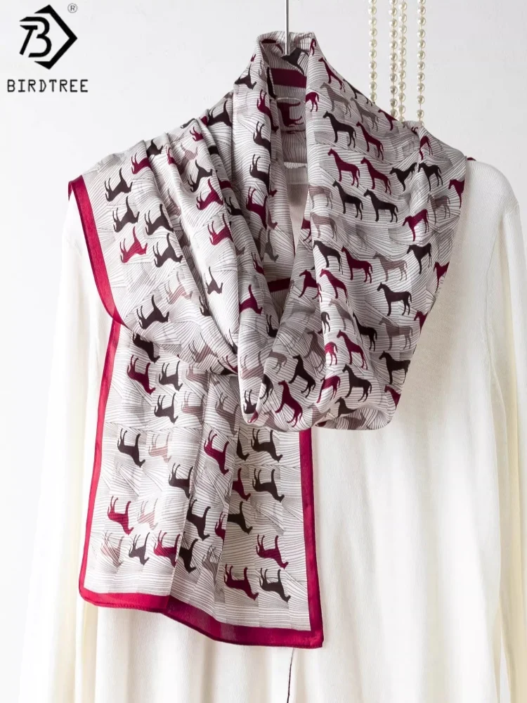 BirdTree, 12MM 100% Real Silk Print Scarf, Plain Satin Shawl, Mom's Gift Elegant Casual Chic Kerchief, 2026 Spring New A63309JF
BirdTree, 12MM 100% Real Silk Print Scarf, Plain Satin Shawl, Mom's Gift Elegant Casual Chic Kerchief, 2026 Spring New A63309JF
