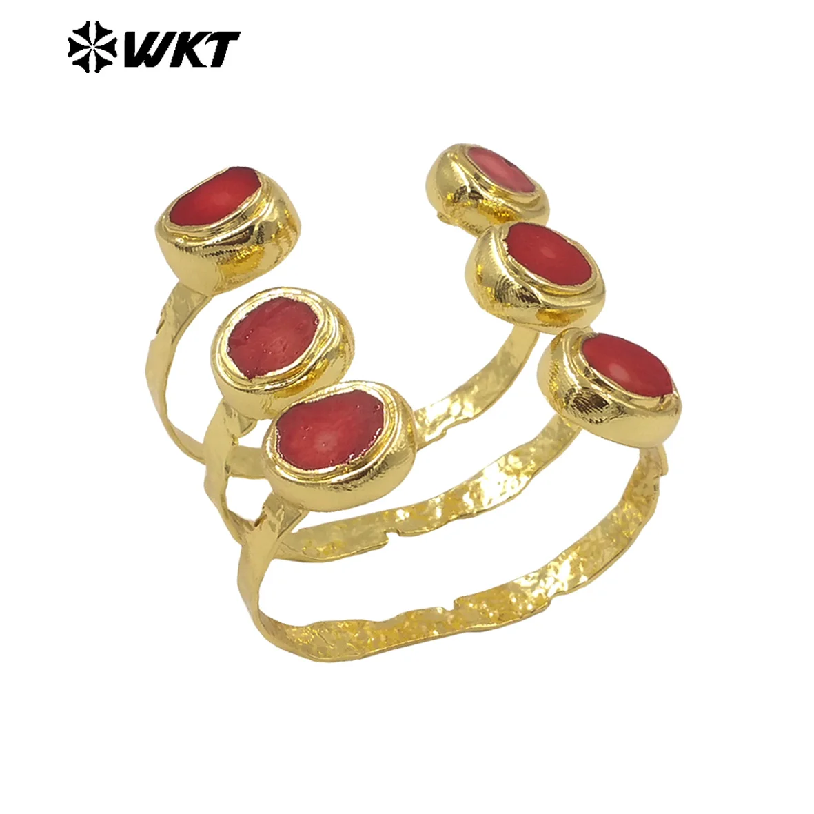 MPB118 Wholesale Fashion Gold Plated Red Coral Setting Adjustable Size Girl Vintage Style Bangle Jewelry
MPB118 Wholesale Fashion Gold Plated Red Coral Setting Adjustable Size Girl Vintage Style Bangle Jewelry