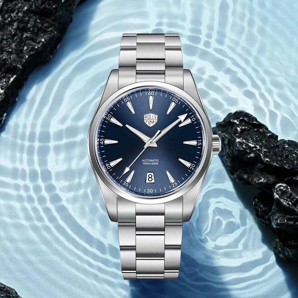 ROSSITIMI 2026 New Men's Automatic Mechanical Watch Casual Fashion Stainless Steel Watch Folding Buckle 100 Meters Waterproof
ROSSITIMI 2026 New Men's Automatic Mechanical Watch Casual Fashion Stainless Steel Watch Folding Buckle 100 Meters Waterproof