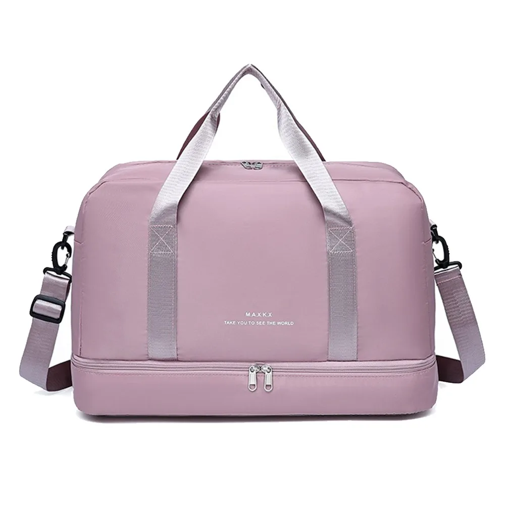 Large Capacity Sports Bag Adjustable Shoulder Strap Dry and Wet Travel Bag Multifunctional Solid Color Gym Bag Travel Luggage
Large Capacity Sports Bag Adjustable Shoulder Strap Dry and Wet Travel Bag Multifunctional Solid Color Gym Bag Travel Luggage