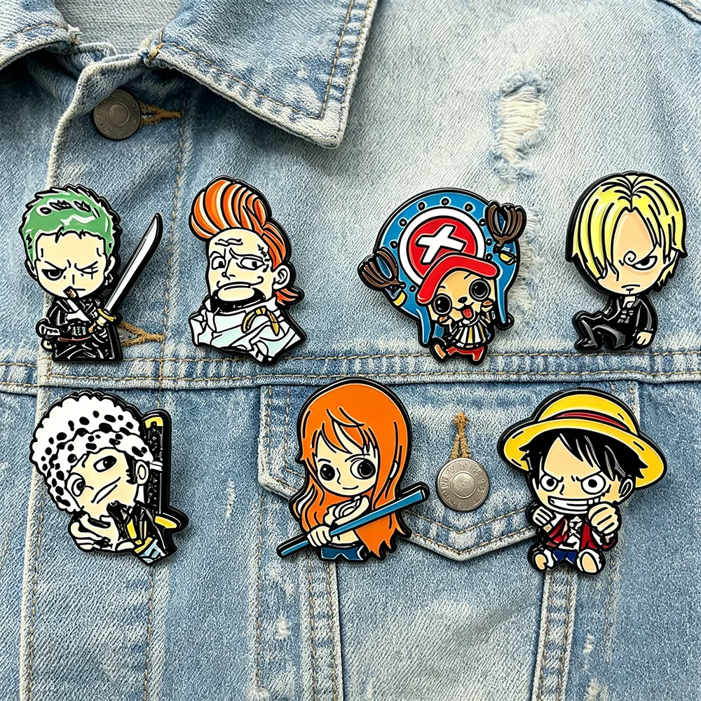 7pcs Japanese Anime One Piece Lapel Pins for Backpack Enamel Pin Men Women's Brooches Cool Briefcase Badges Jewelry Accessories
7pcs Japanese Anime One Piece Lapel Pins for Backpack Enamel Pin Men Women's Brooches Cool Briefcase Badges Jewelry Accessories
