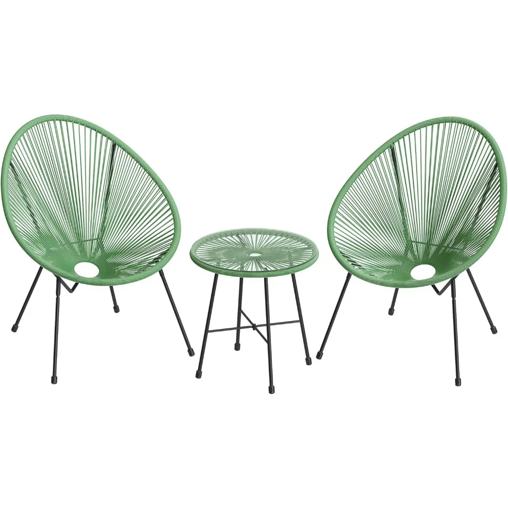 3-Piece Seating , Modern Patio Furniture, Glass Top Table and 2 Chairs Indoor and Outdoor Conversation Bistro Set, OneSize,
3-Piece Seating , Modern Patio Furniture, Glass Top Table and 2 Chairs Indoor and Outdoor Conversation Bistro Set, OneSize,