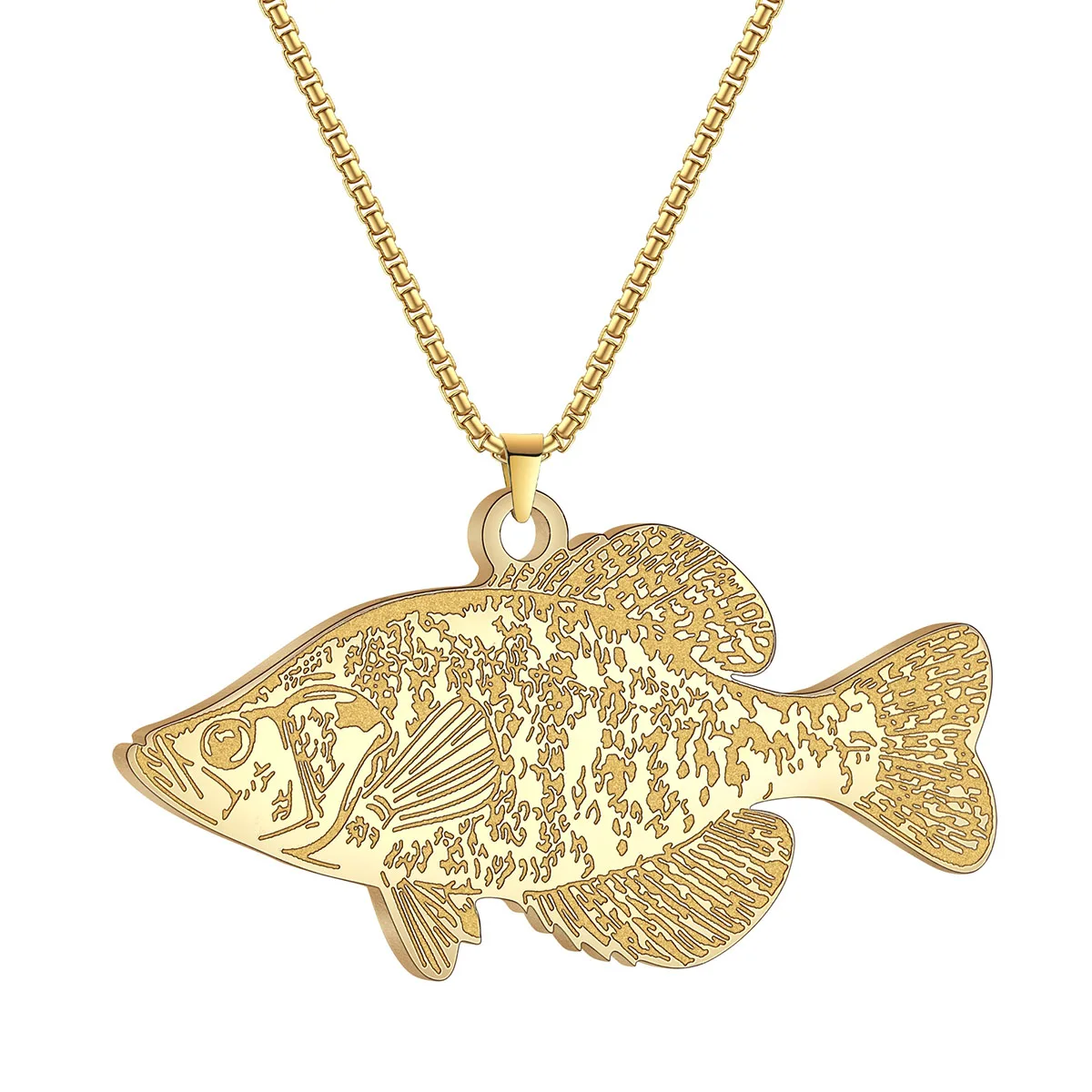 Freshwater Game Fish Stainless Steel Animal Decorated Pendant Fashion Stainless Steel Neck Jewelry Women Men Gift
Freshwater Game Fish Stainless Steel Animal Decorated Pendant Fashion Stainless Steel Neck Jewelry Women Men Gift