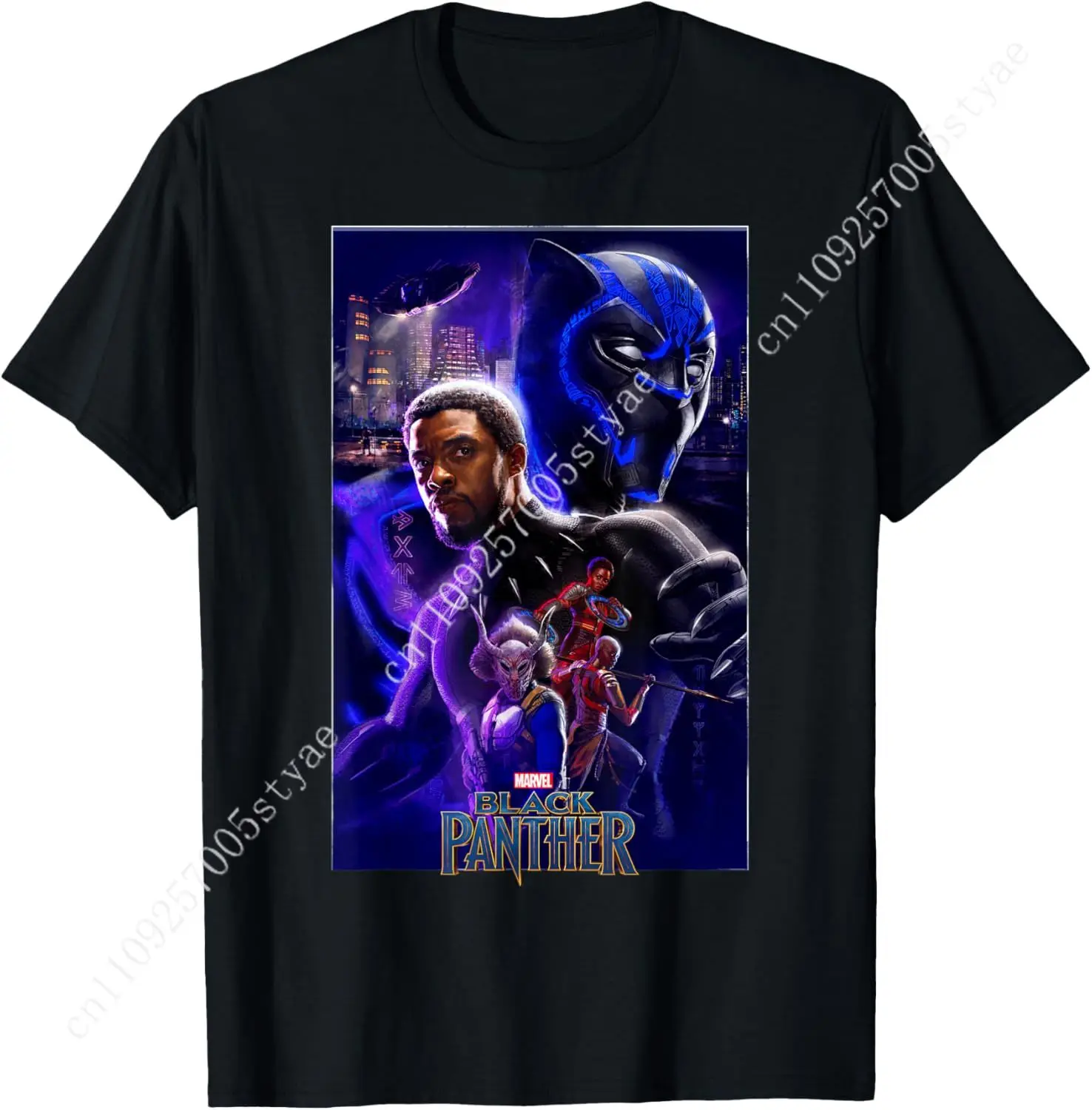 Marvel Black Panther Movie Wakanda Purple Poster T-Shirt T-Shirt
Marvel Black Panther Movie Wakanda Purple Poster T-Shirt T-Shirt