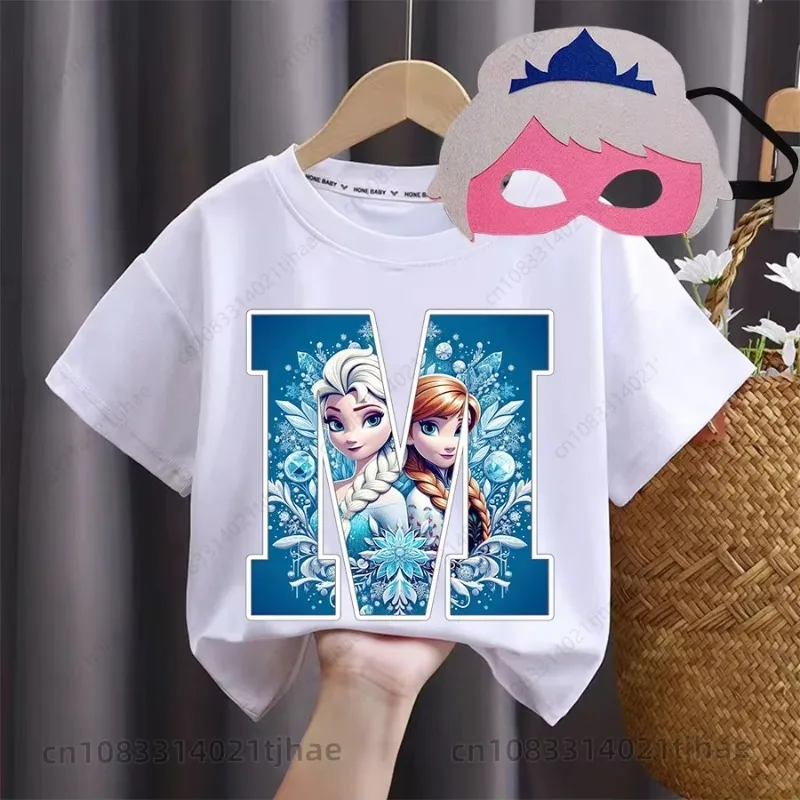 Disney Frozen Letters Kids Tshirts Cosplay Costume for Baby ABC Birthday Party T-Shirt for Boys T Shirts Girl Partys Tees
Disney Frozen Letters Kids Tshirts Cosplay Costume for Baby ABC Birthday Party T-Shirt for Boys T Shirts Girl Partys Tees
