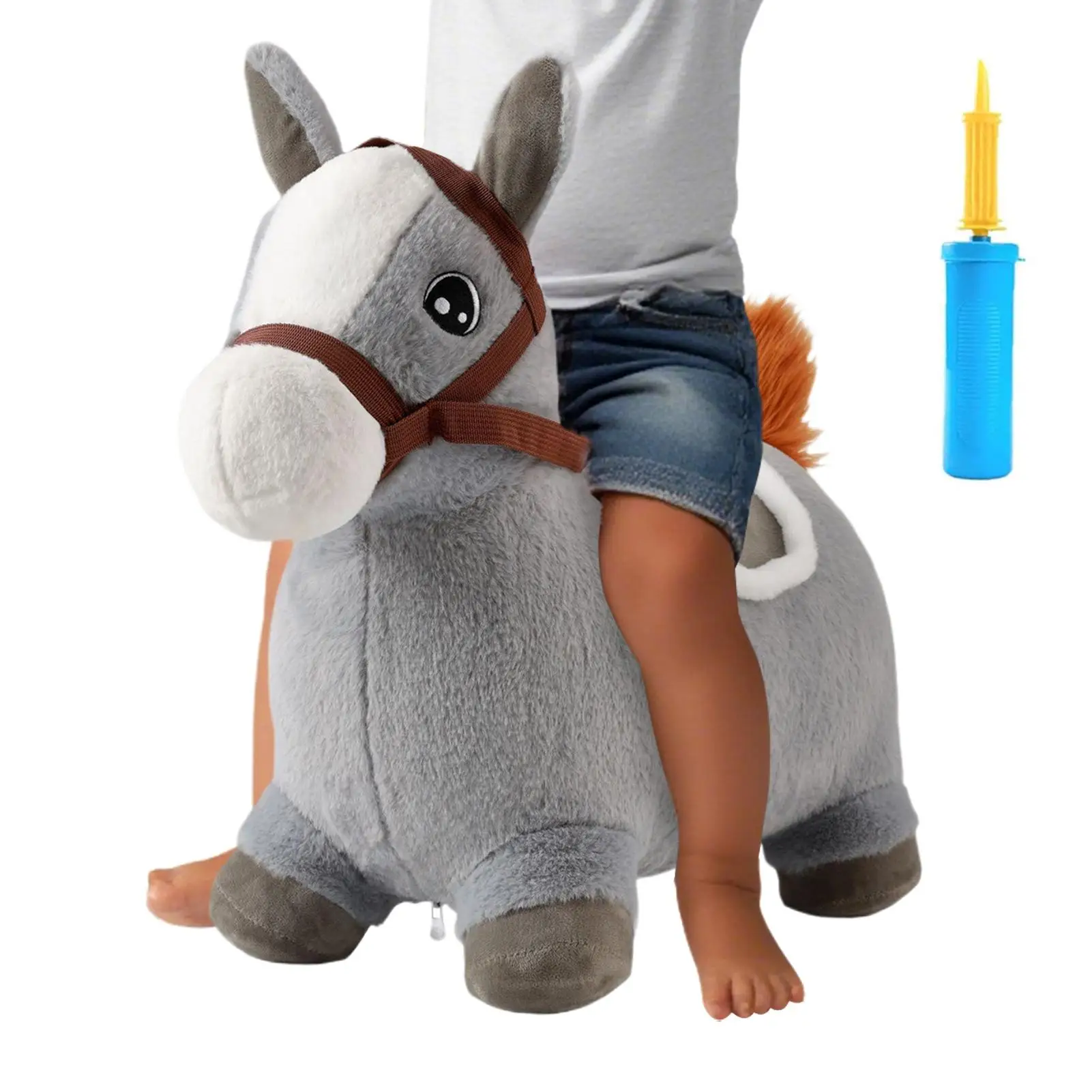 Bouncy Horse For Toddler Toddler Inflatable Bouncing Plush Animal Indoor Interactive Plush Doll Toy For 2-5 Years Old Kids Boys
Bouncy Horse For Toddler Toddler Inflatable Bouncing Plush Animal Indoor Interactive Plush Doll Toy For 2-5 Years Old Kids Boys
