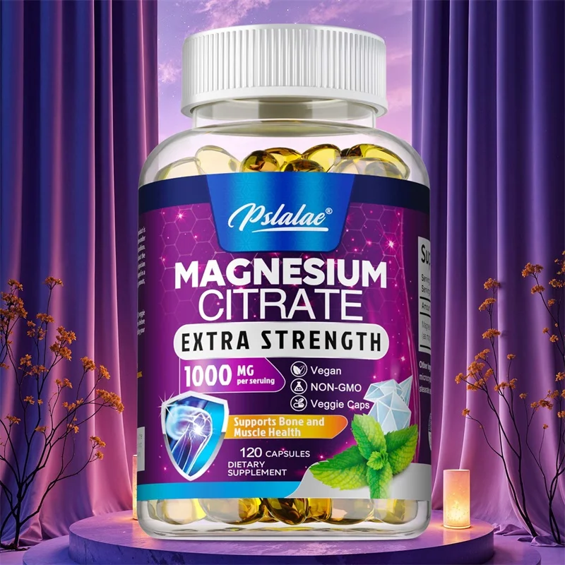 Magnesium Citrate Capsules - Natural Sleep Support, Bone Health, Immunity, Mood Support, Heart Health and Muscle Recovery
Magnesium Citrate Capsules - Natural Sleep Support, Bone Health, Immunity, Mood Support, Heart Health and Muscle Recovery