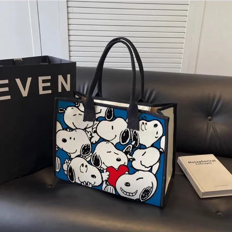 Kawaii Cartoon Snoopy Versatile Large-Capacity Canvas Bag Anime Peripheral Printed Creative Girl's Outing Backpack Storage Bag
Kawaii Cartoon Snoopy Versatile Large-Capacity Canvas Bag Anime Peripheral Printed Creative Girl's Outing Backpack Storage Bag