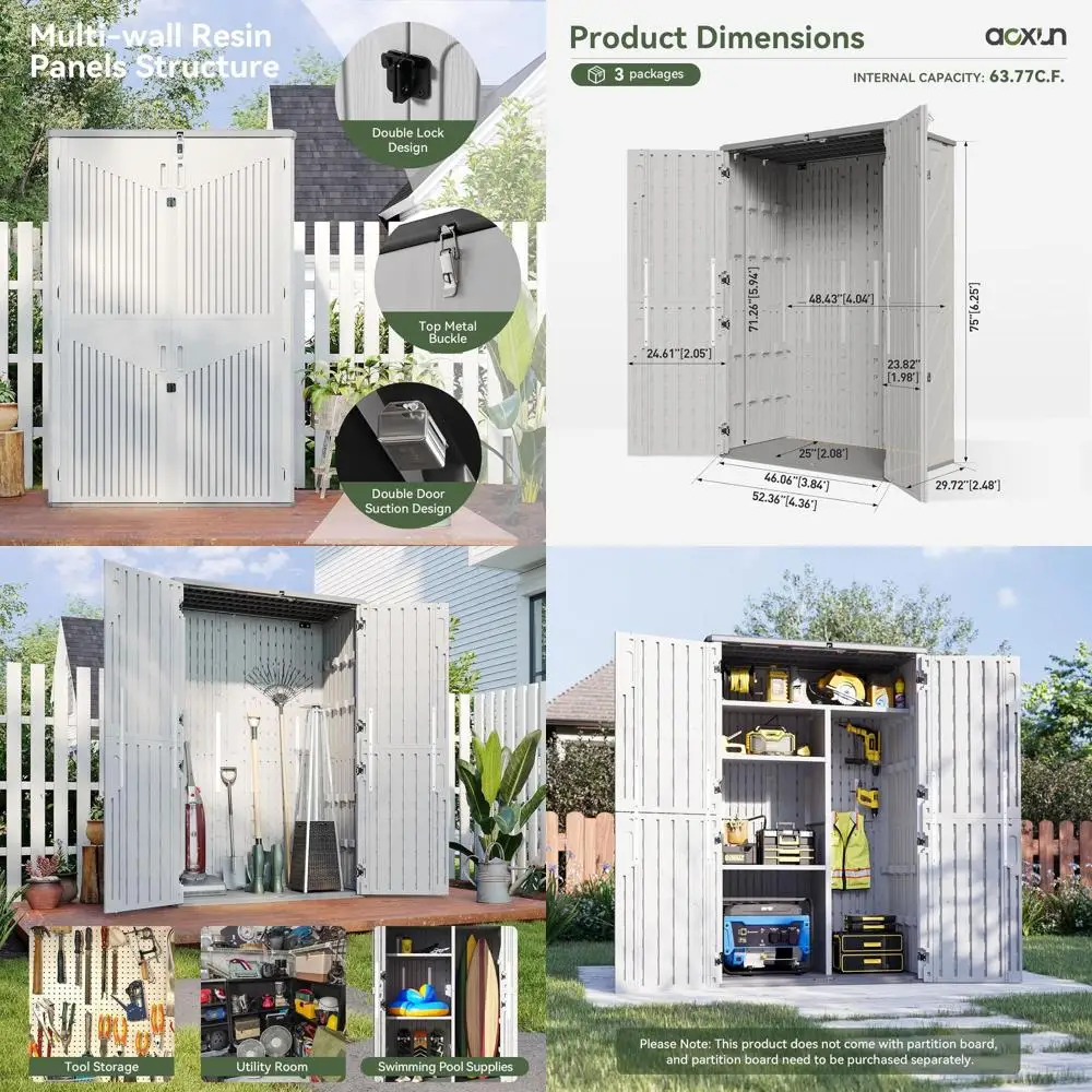 Сарай для хранения на открытом воздухе белого цвета, 64 кубических фута, с полом - идеально подходит для сада, бассейна, велосипедов и гаража
Сарай для хранения на открытом воздухе белого цвета, 64 кубических фута, с полом - идеально подходит для сада, бассейна, велосипедов и гаража