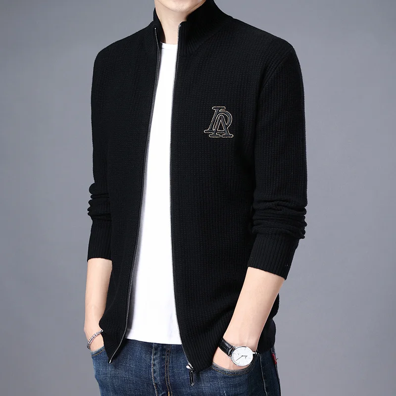 men's knitted cardigan 200% pure wool Winter business casual sweater knitted wool coat
men's knitted cardigan 200% pure wool Winter business casual sweater knitted wool coat