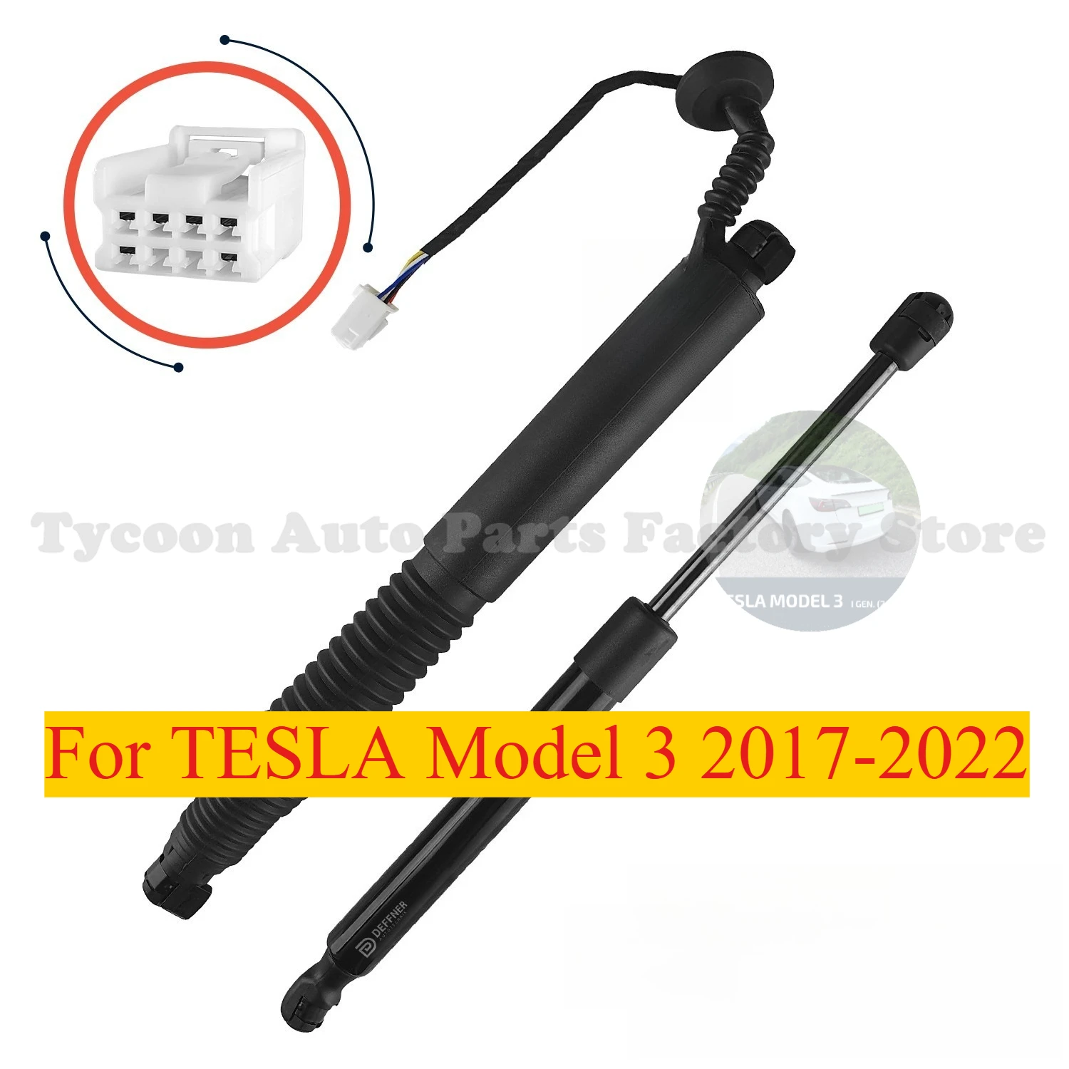 Electric Tailgate Strut Actuators Set For TESLA Model 3 2017-2022 Left Right 1551488-98-B 1551489-00-B
Electric Tailgate Strut Actuators Set For TESLA Model 3 2017-2022 Left Right 1551488-98-B 1551489-00-B