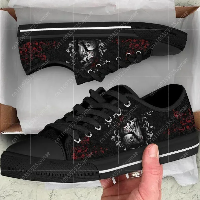 Hot Women Shoes Day of the Dead Sugar Skull Design Ladies Casual Lace Up Vulcanized Shoes Low Top Mens Teenager Sneakers
Hot Women Shoes Day of the Dead Sugar Skull Design Ladies Casual Lace Up Vulcanized Shoes Low Top Mens Teenager Sneakers