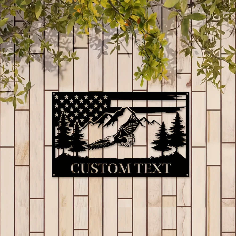 Striking 1pc Custom Eagle Metal Wall Art with Personalized Name Number Ideal for Modern Indoor Outdoor Home Office Decor Metal
Striking 1pc Custom Eagle Metal Wall Art with Personalized Name Number Ideal for Modern Indoor Outdoor Home Office Decor Metal