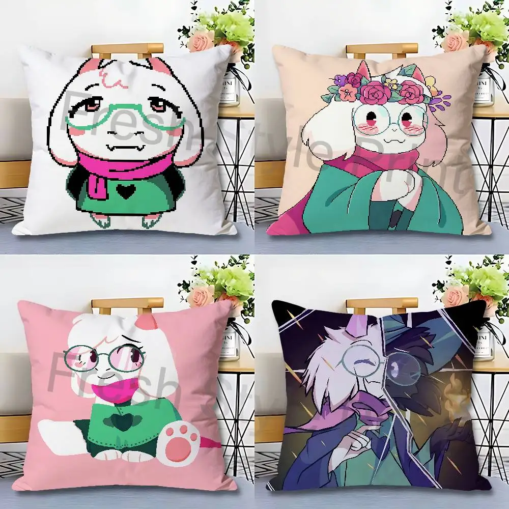 D-Deltarune Cute Ralsei Pillow Cases for Bedroom Living Room Sofa Home Decor Polyester Cushion Cover with Zipper
D-Deltarune Cute Ralsei Pillow Cases for Bedroom Living Room Sofa Home Decor Polyester Cushion Cover with Zipper