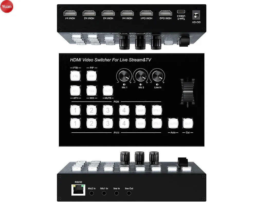 Replay Controller Live Streaming 4K HD Video Cast Switching Video Mix Broadcast Switcher Video Splitters & Converters
Replay Controller Live Streaming 4K HD Video Cast Switching Video Mix Broadcast Switcher Video Splitters & Converters
