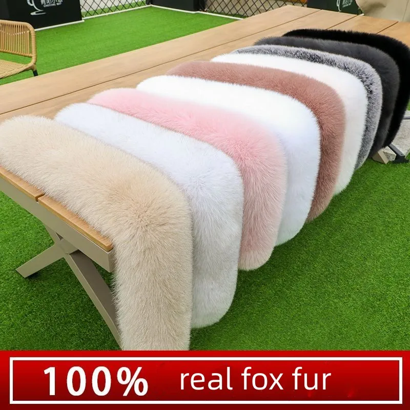 Women Winter 100% Real Fox Fur Collar Scarf Coat Hat Luxury for Ladies Warm Neck Warmers
Women Winter 100% Real Fox Fur Collar Scarf Coat Hat Luxury for Ladies Warm Neck Warmers